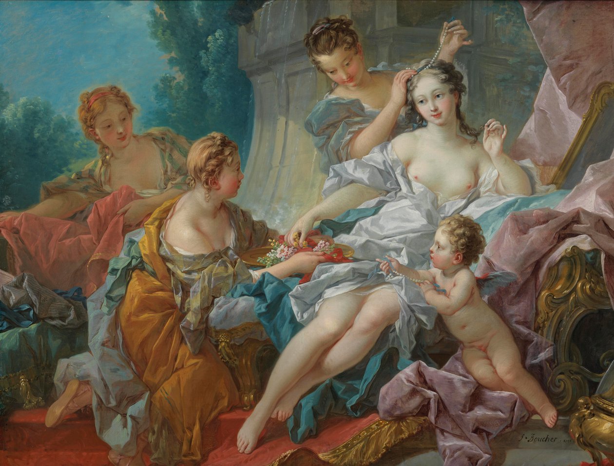 Venuksen wc, 1746 tekijältä François Boucher