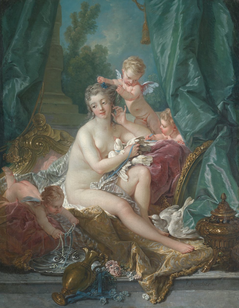 Venuksen wc, 1751. tekijältä François Boucher