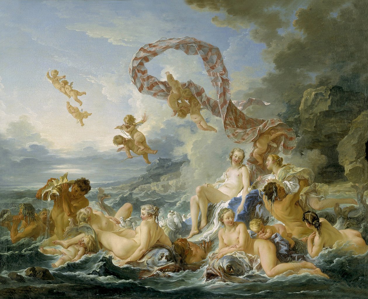 Venuksen voitto, 1740 tekijältä François Boucher