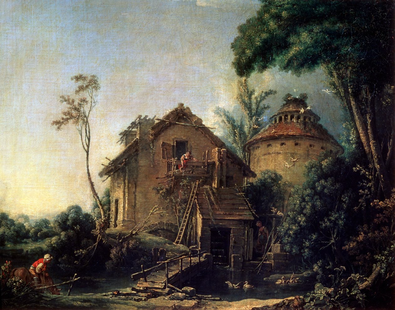 Tuulimylly, 1752. tekijältä François Boucher