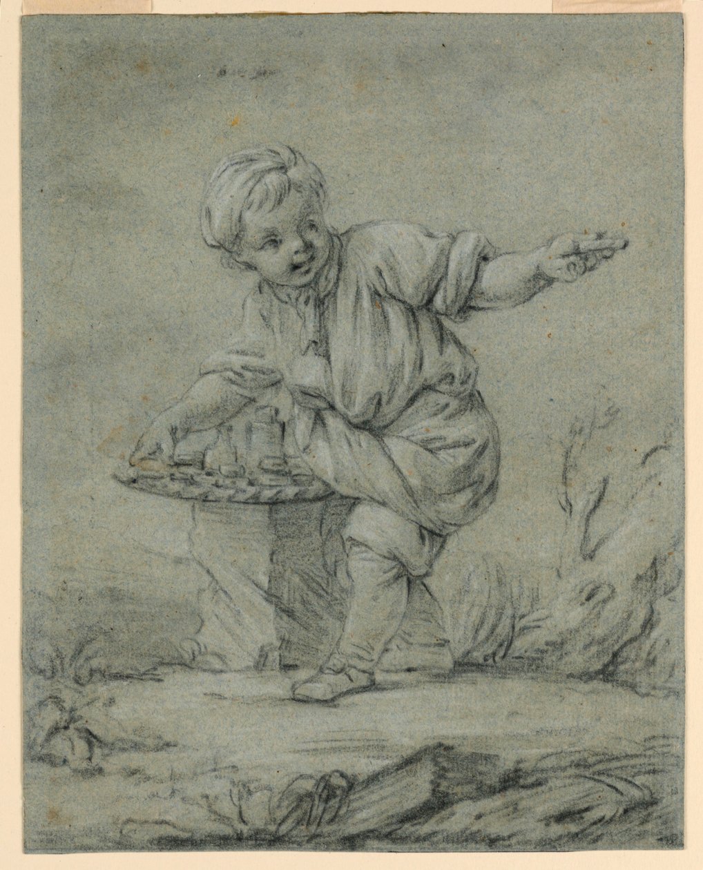 Nuorekas myyjä tekijältä François Boucher