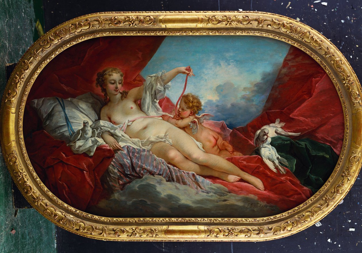 Venus ja Cupid tekijältä François Boucher