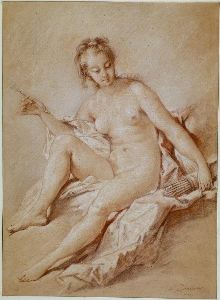 Venus nuolen ja värinän kanssa tekijältä François Boucher