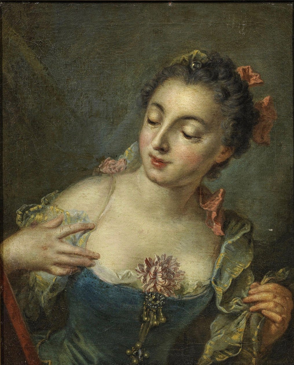 Nuori nainen vasemmalla tekijältä François Boucher