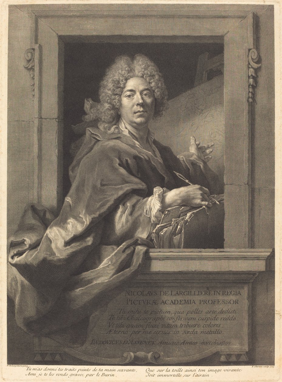 Nicolas de Largilliere tekijältä François Chereau I after Nicolas de Largillierre