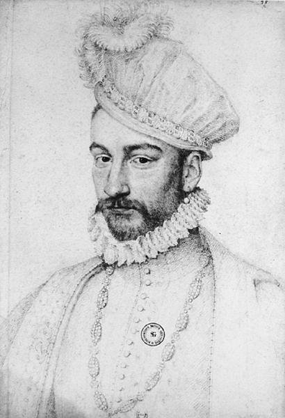 Kaarle IX (1550-74) tekijältä François Clouet