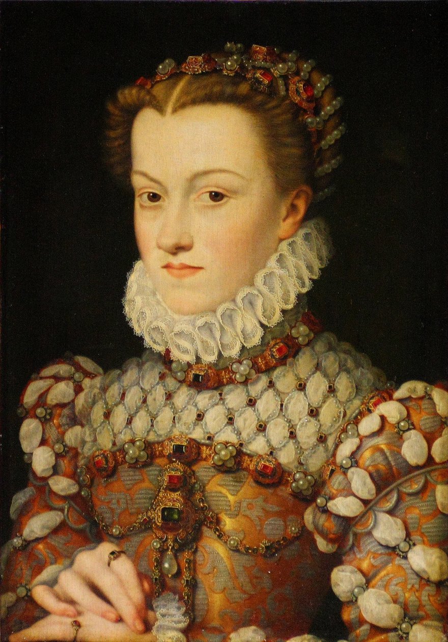 Elisabeth Itävalta 15541592, Ranskan kuningatar, noin 1571-1572 tekijältä François Clouet