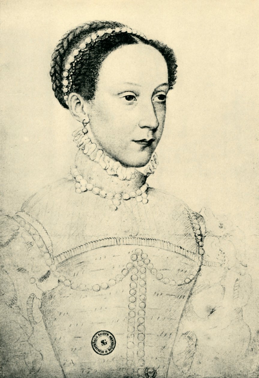 Mary, Skotlannin kuningatar, 1559, 1943. tekijältä François Clouet