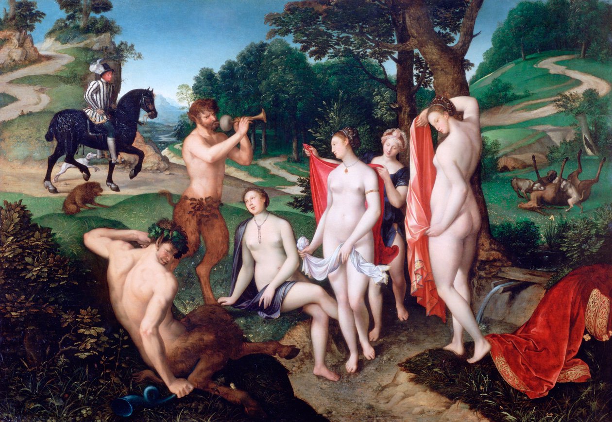 The Bath of Diane, c1510 tekijältä François Clouet