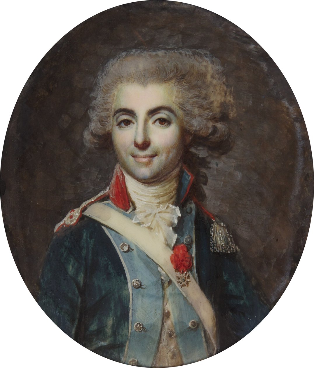 Muotokuva Antoine Bertinistä, jota kutsutaan nimellä chevalier Bertin. tekijältä Francois Dumont