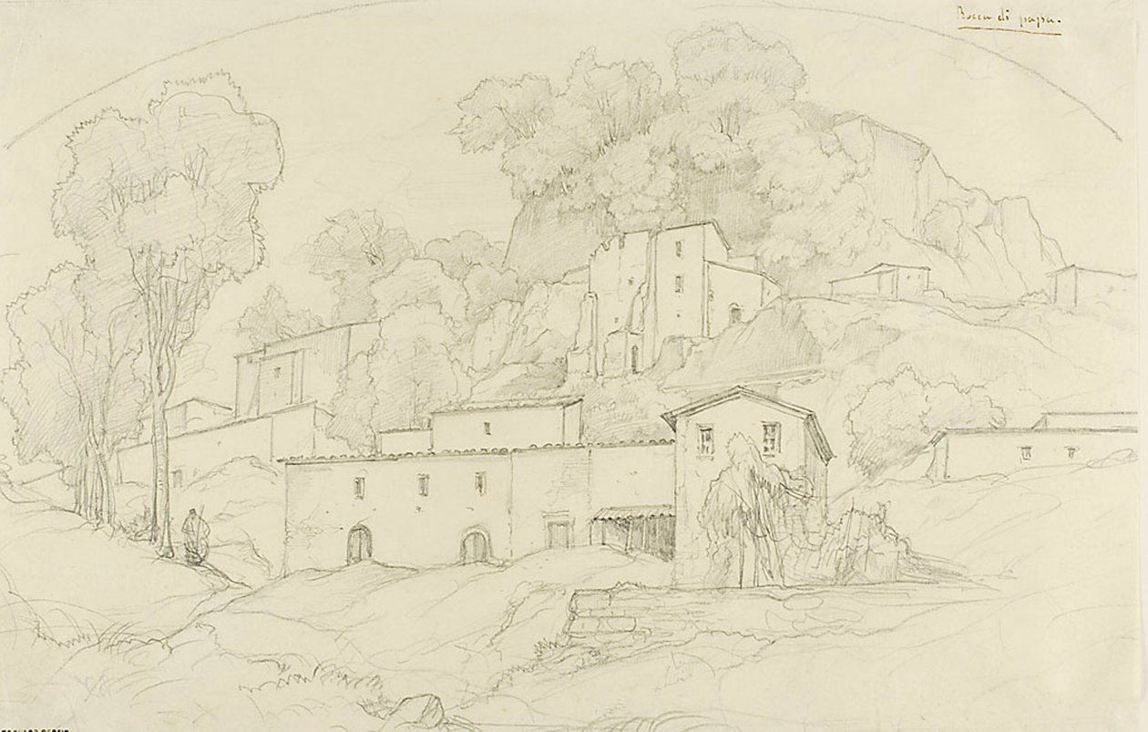 Rocca di Papa tekijältä François Edouard Bertin