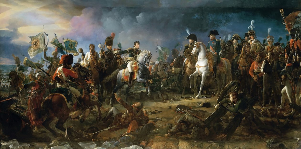 Ranskalainen:  Austerlitzin taistelu. 2 decembre 1805 Austerlitzin taistelu, 2. joulukuuta 1805. tekijältä François Gérard