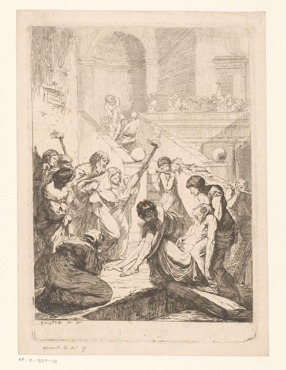 Kuolleiden hautaaminen Seven Labors of Mercy (sarjan nimi) Les sept oeuvres de miséricorde (sarjan nimi) tekijältä François Hutin