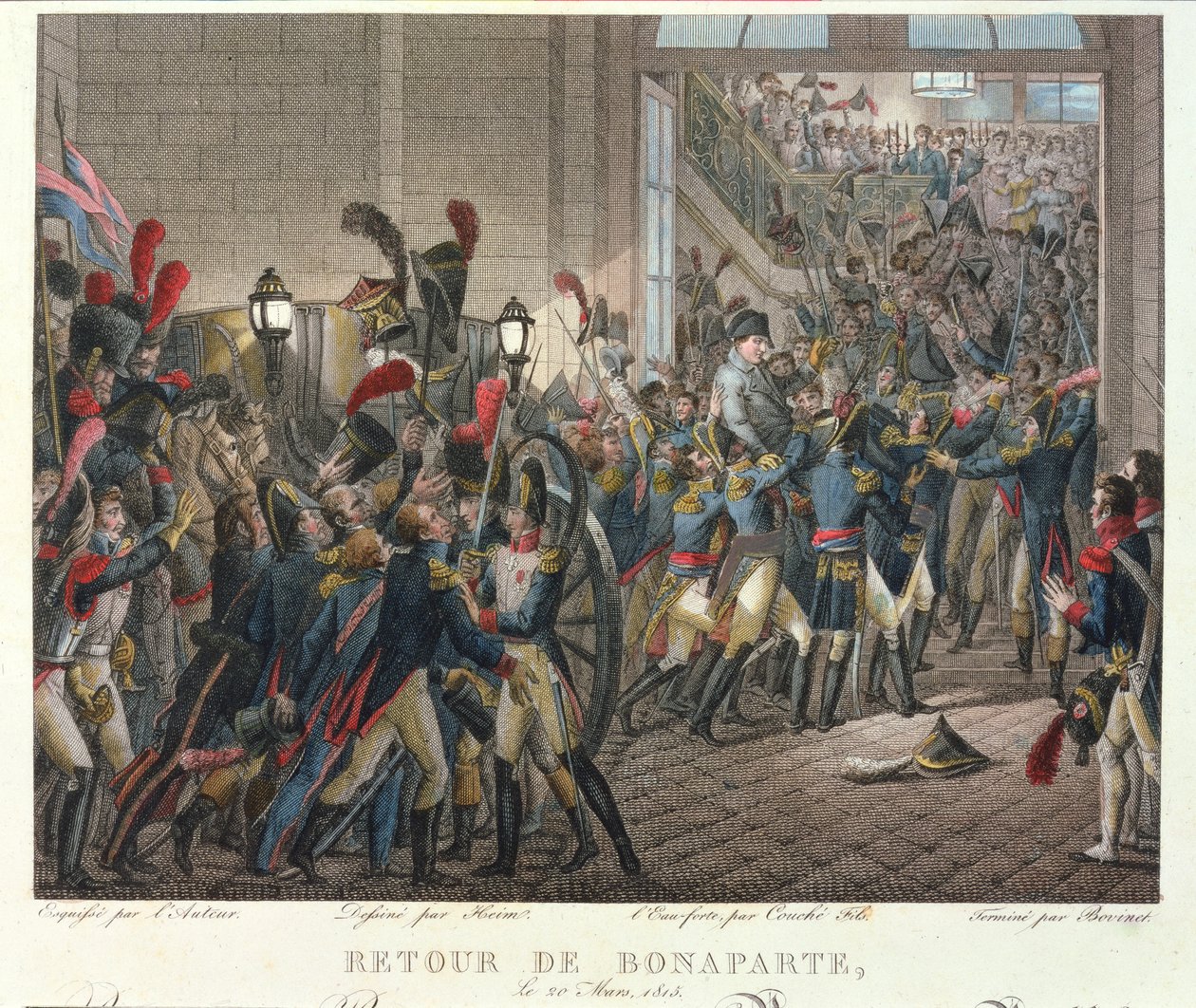 Napoleon I:n (1769-1821) paluu Tuileries