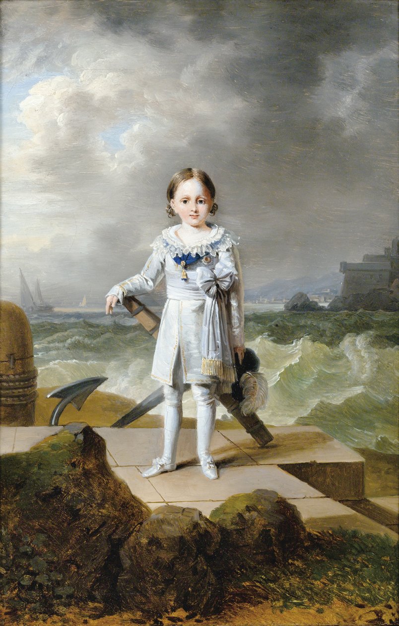 Prinssi Napoleon Louis Bonaparten muotokuva 1804-1831, n. 1810 tekijältä François Joseph Kinson