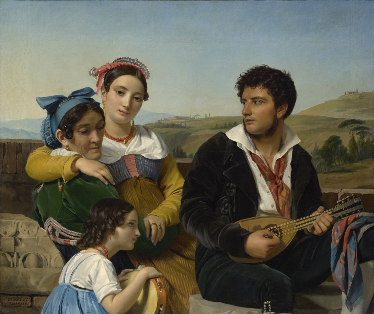 Musiikkiryhmä, 1821 tekijältä François Joseph Navez