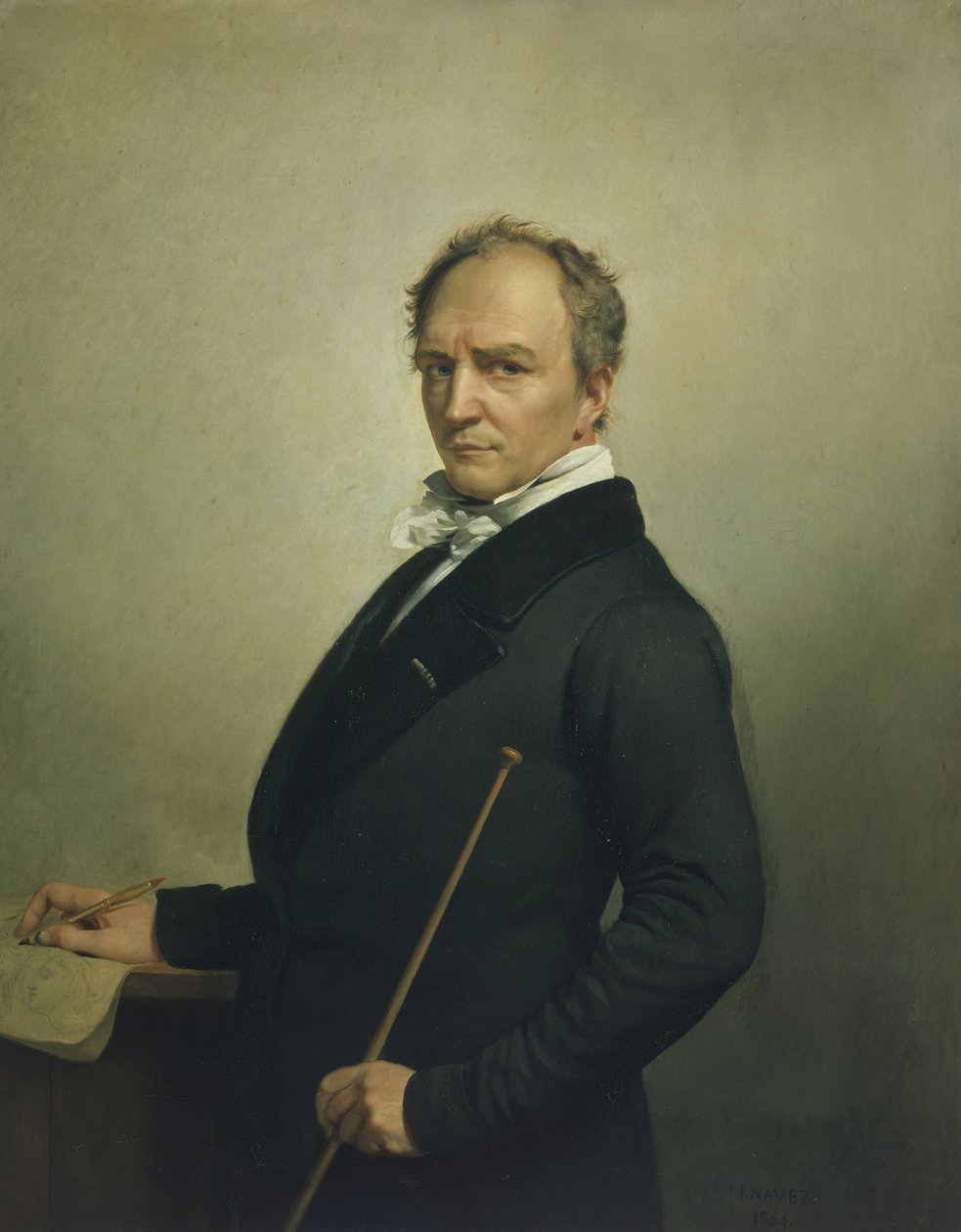 Autorretrato (óleo sobre tela) finlandês tekijältä François Joseph Navez