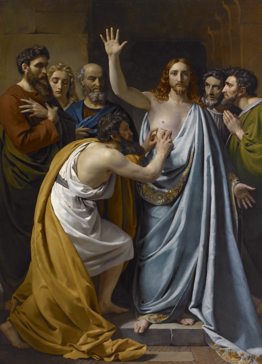 St. Thomasin uskomattomuus, 1823 tekijältä François Joseph Navez