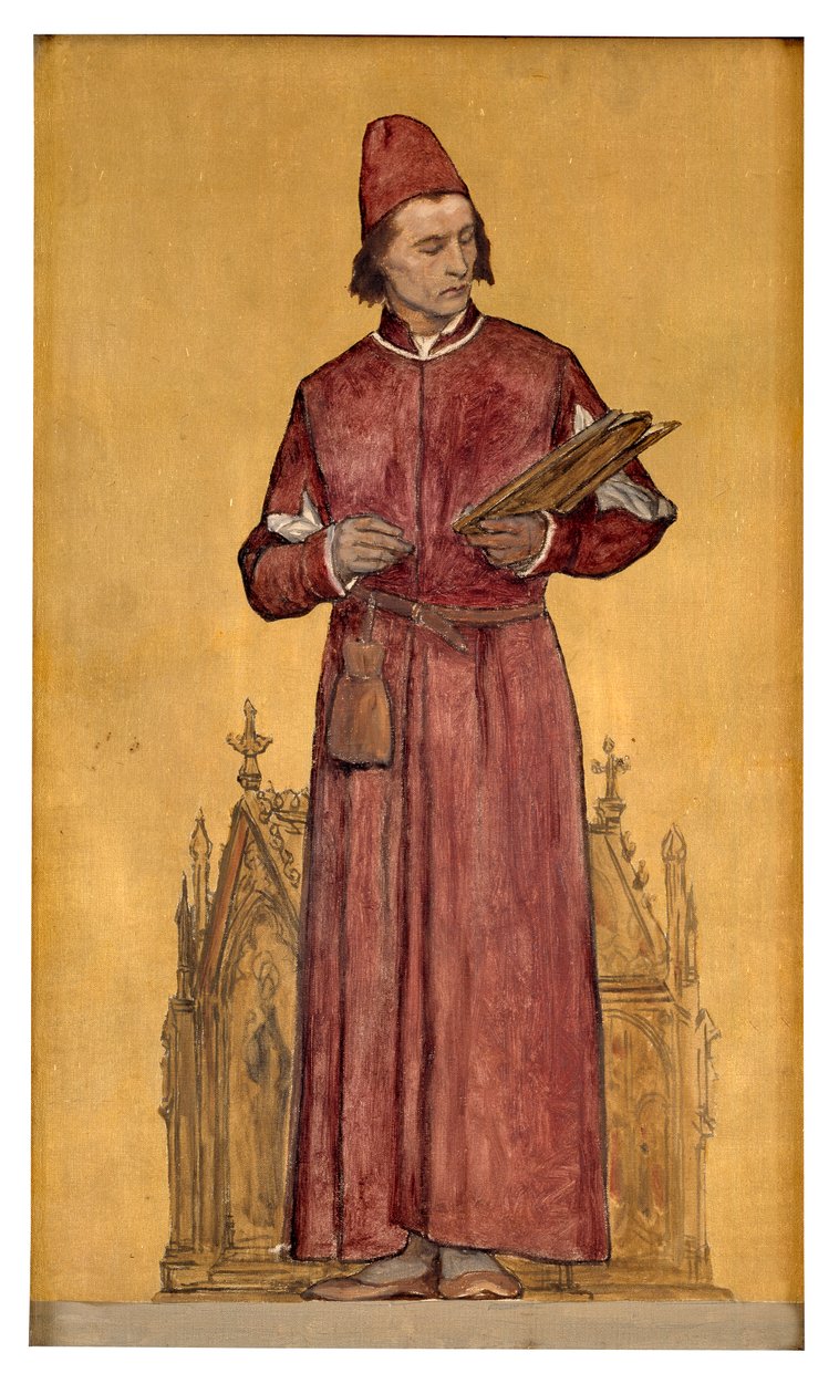 Taidemaalari Hans Memling (öljy kankaalle) tekijältä François Joseph Navez