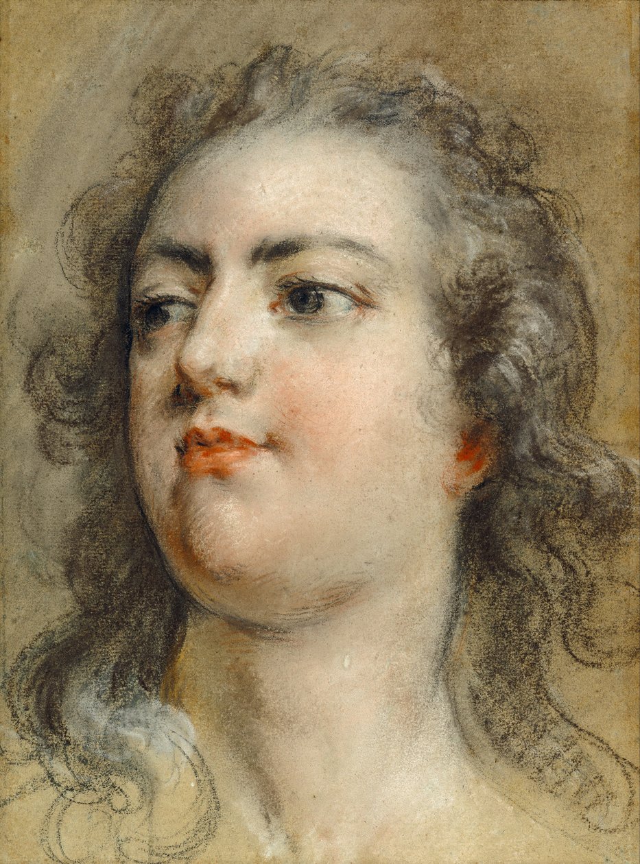 Kuningas Ludvig XV:n pää tekijältä François Le Moyne