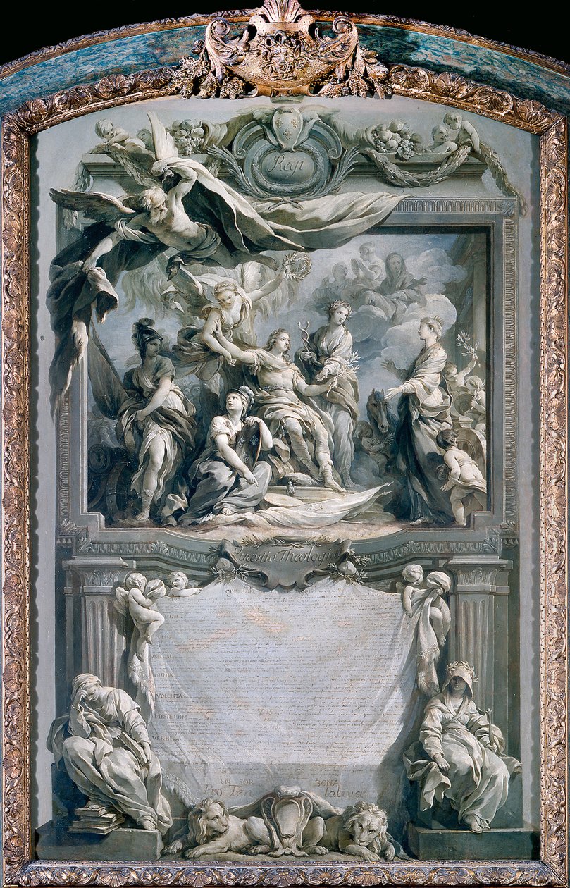 Ludvig XV antaa rauhan Euroopalle tekijältä François Le Moyne