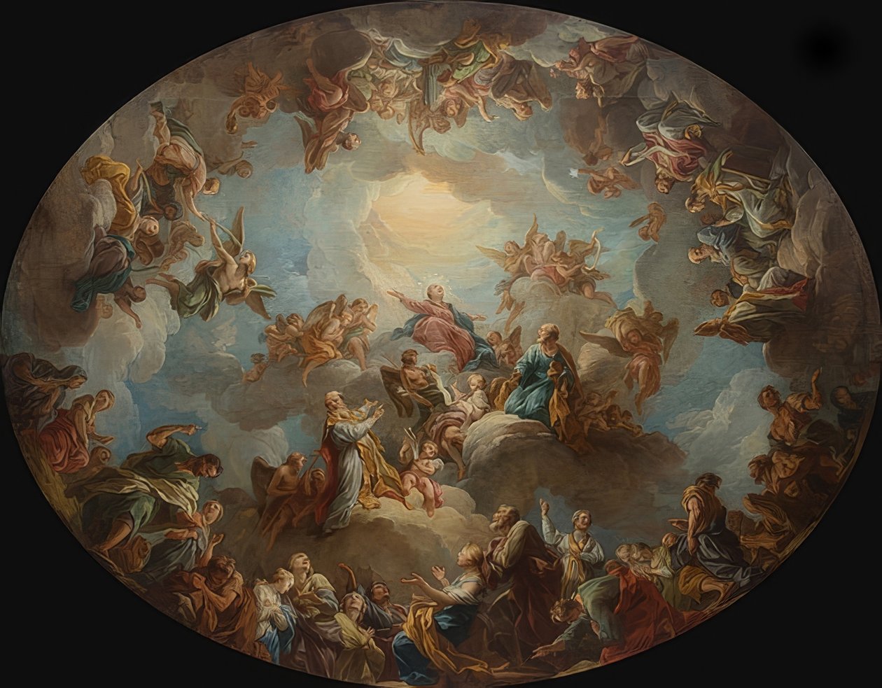 Neitsyen ylistys. 1732 tekijältä François Lemoyne