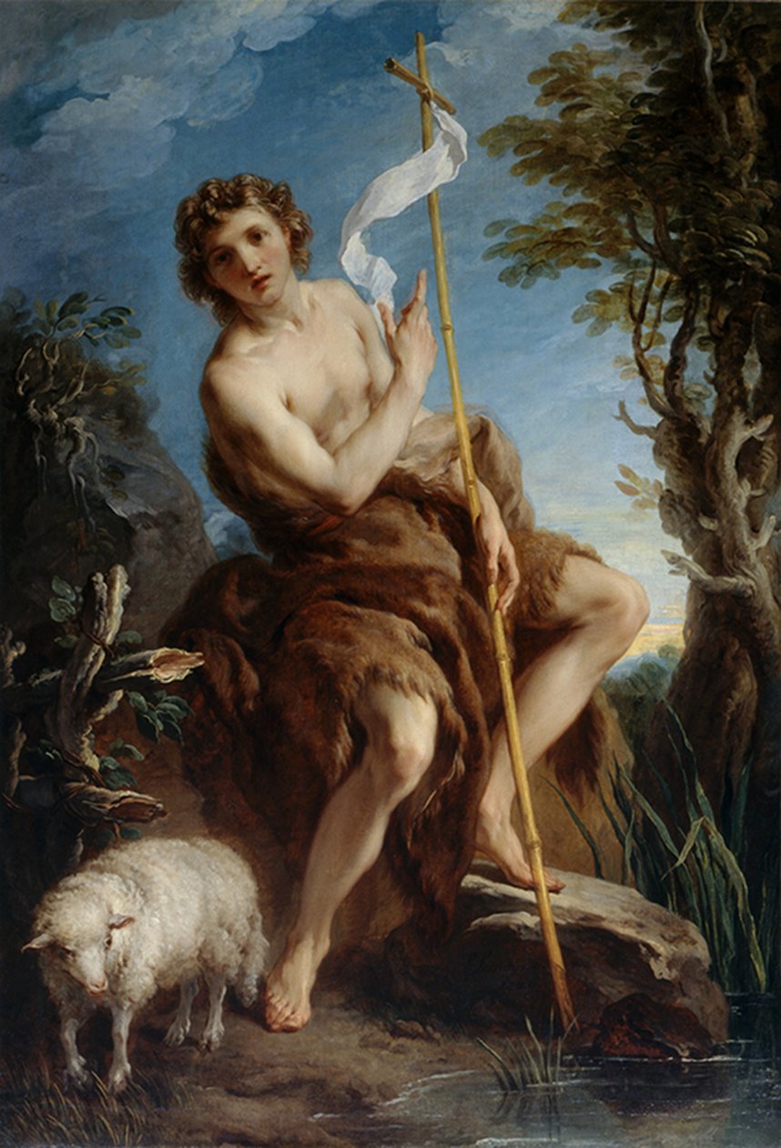 Pyhä Johannes Kastaja tekijältä François Lemoyne