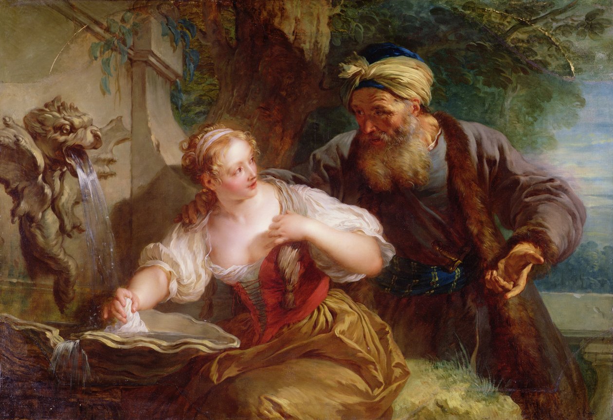 The Amorous Proposal, n. 1725 tekijältä François Lemoyne