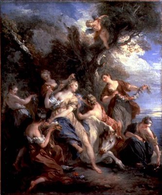 Europan raiskaus, 1725 tekijältä François Lemoyne