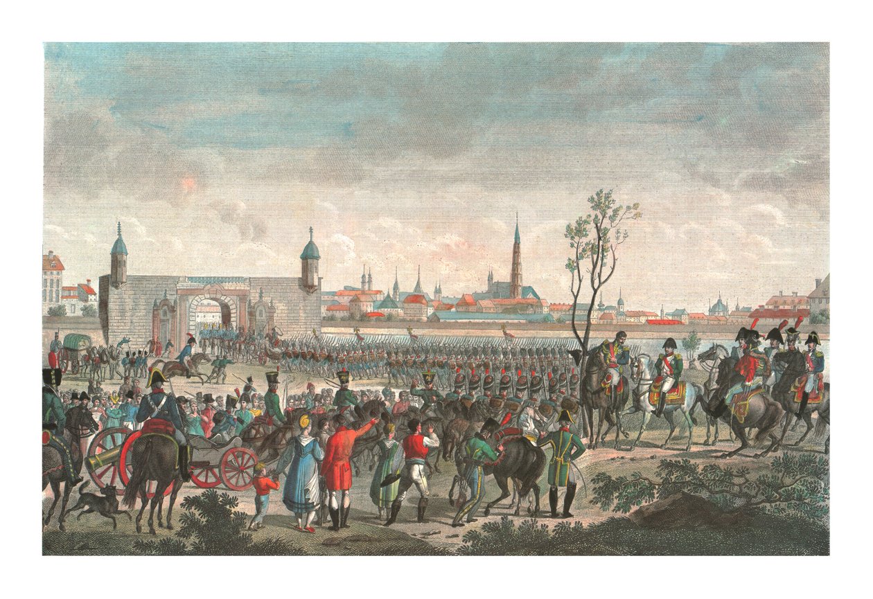 Ranskalaisten tulo Wieniin, 14. marraskuuta 1805, n. 1850 tekijältä François Pigeot