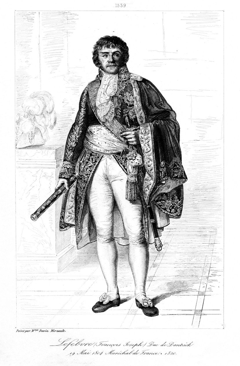Francois Joseph Lefebvre 1755-1820, Danzigin herttua, 1839. tekijältä François Pigeot