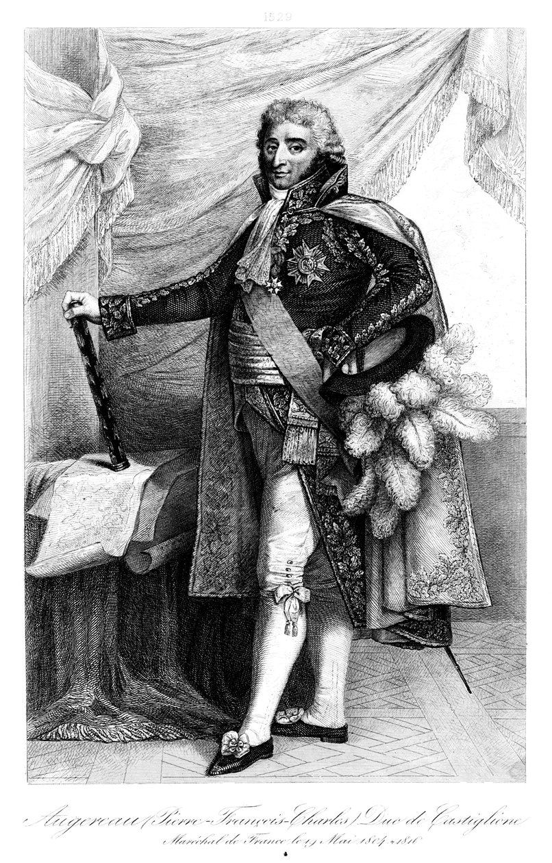 Pierre Augereau 1757-1816, Castiglionen herttua, 1839. tekijältä François Pigeot