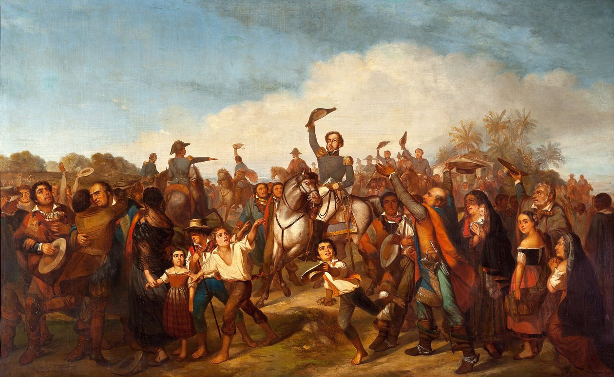 Brasilian itsenäisyysjulistus tekijältä Francois Rene Moreaux