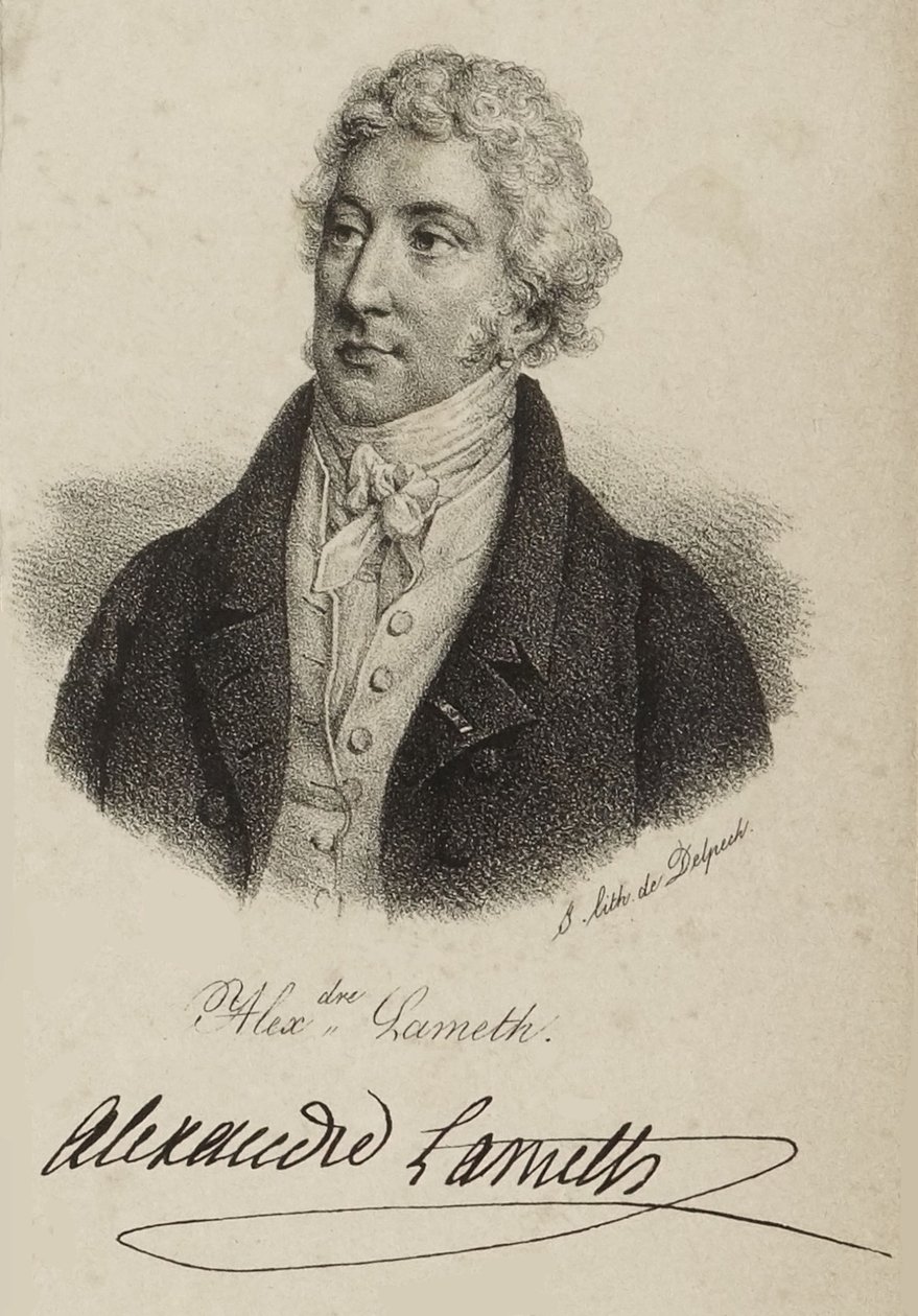 Alex.dre Lameth tekijältä Francois Seraphin Delpech