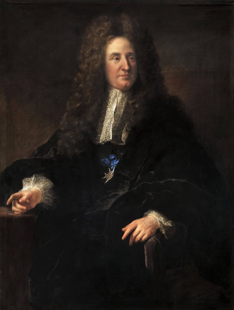 Jules Hardouin-Mansartin muotokuva 1646-1701 tekijältä François Troy de