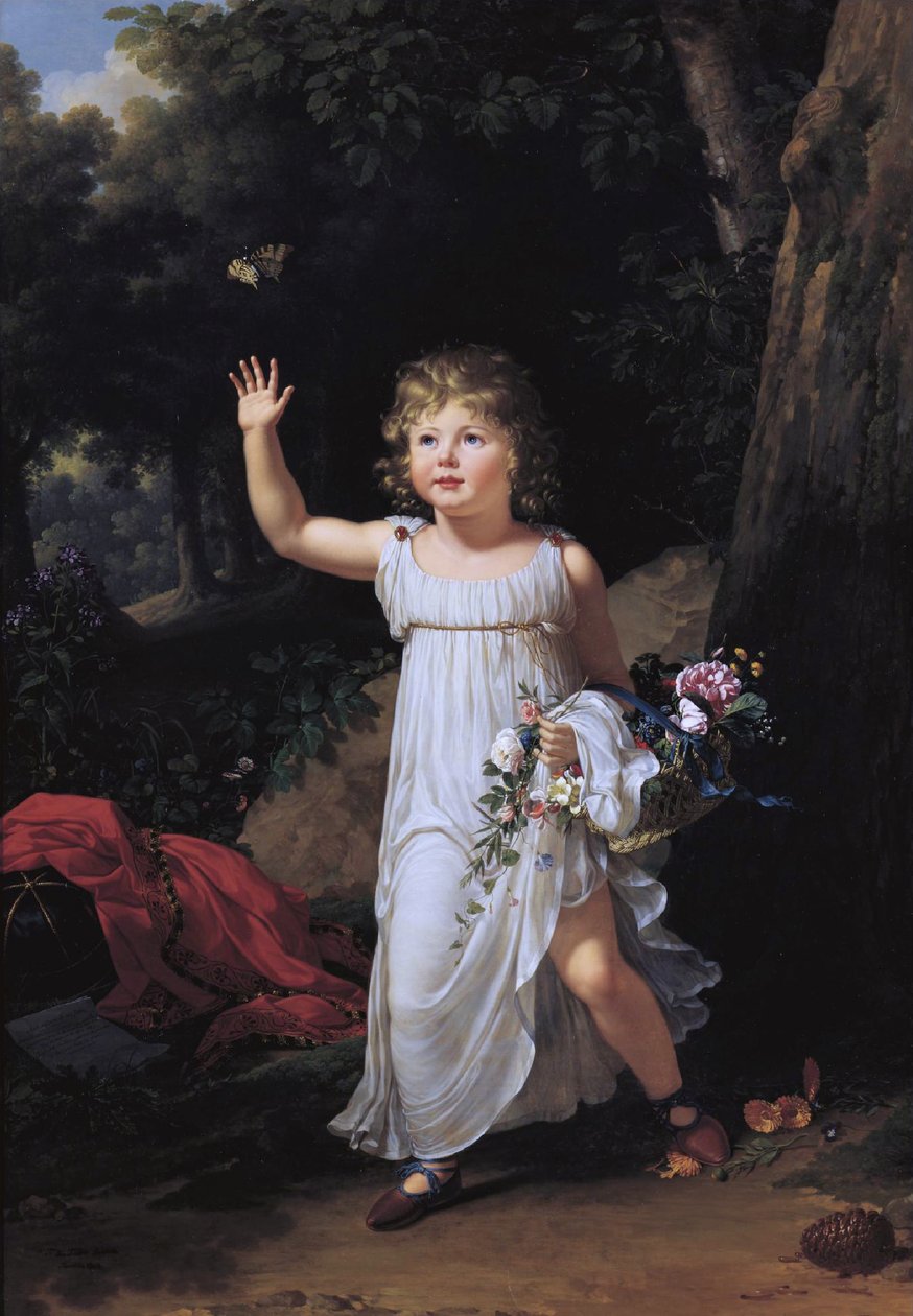 ranska: Portrait du jeune Edgar Clarke Portrait du jeune Edgar Clarke tekijältä Francois Xavier Fabre