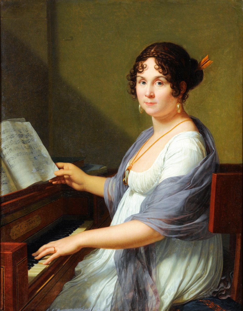 Geneviève Aimée Victoire Bertinin muotokuva tekijältä Francois Xavier Fabre