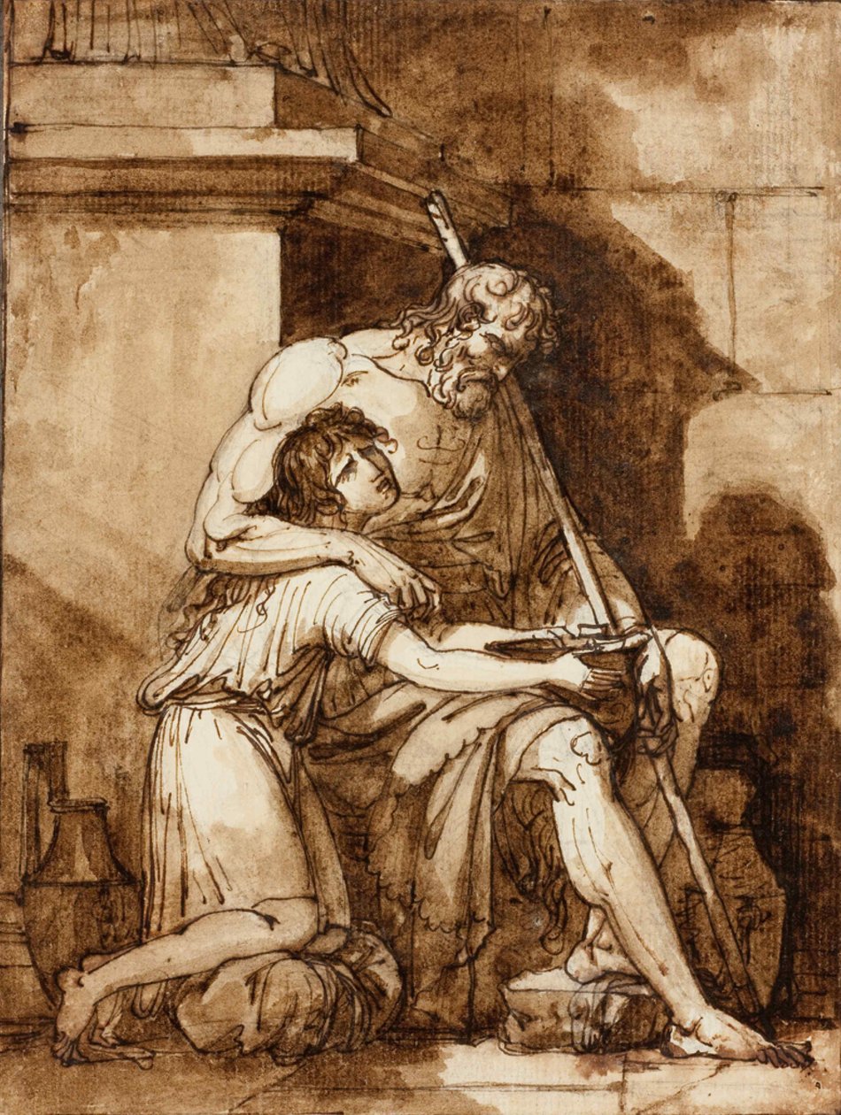 Belisarius, 1700-luvun loppu - 1800-luvun alku. tekijältä François Xavier Pascal Fabre