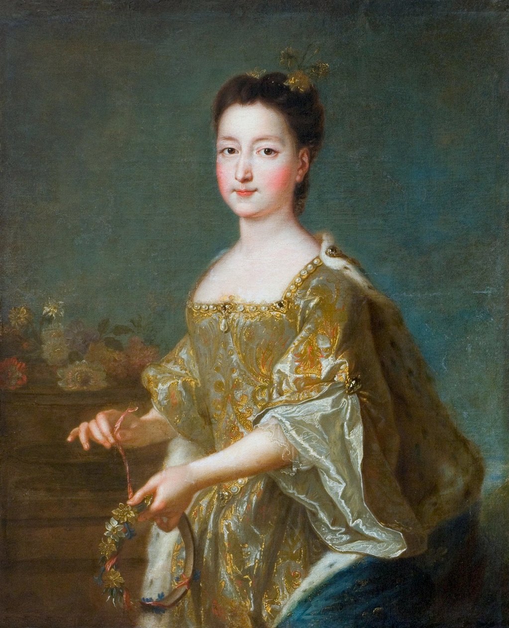 Puola: Muotokuva Teresa Kunegunda Sobieskasta morsiamena. tekijältä Francois de Troy
