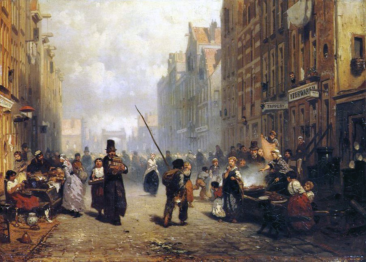 Amsterdam, juutalaiskortteli tekijältä Frans Arnold Breuhaus de Groot