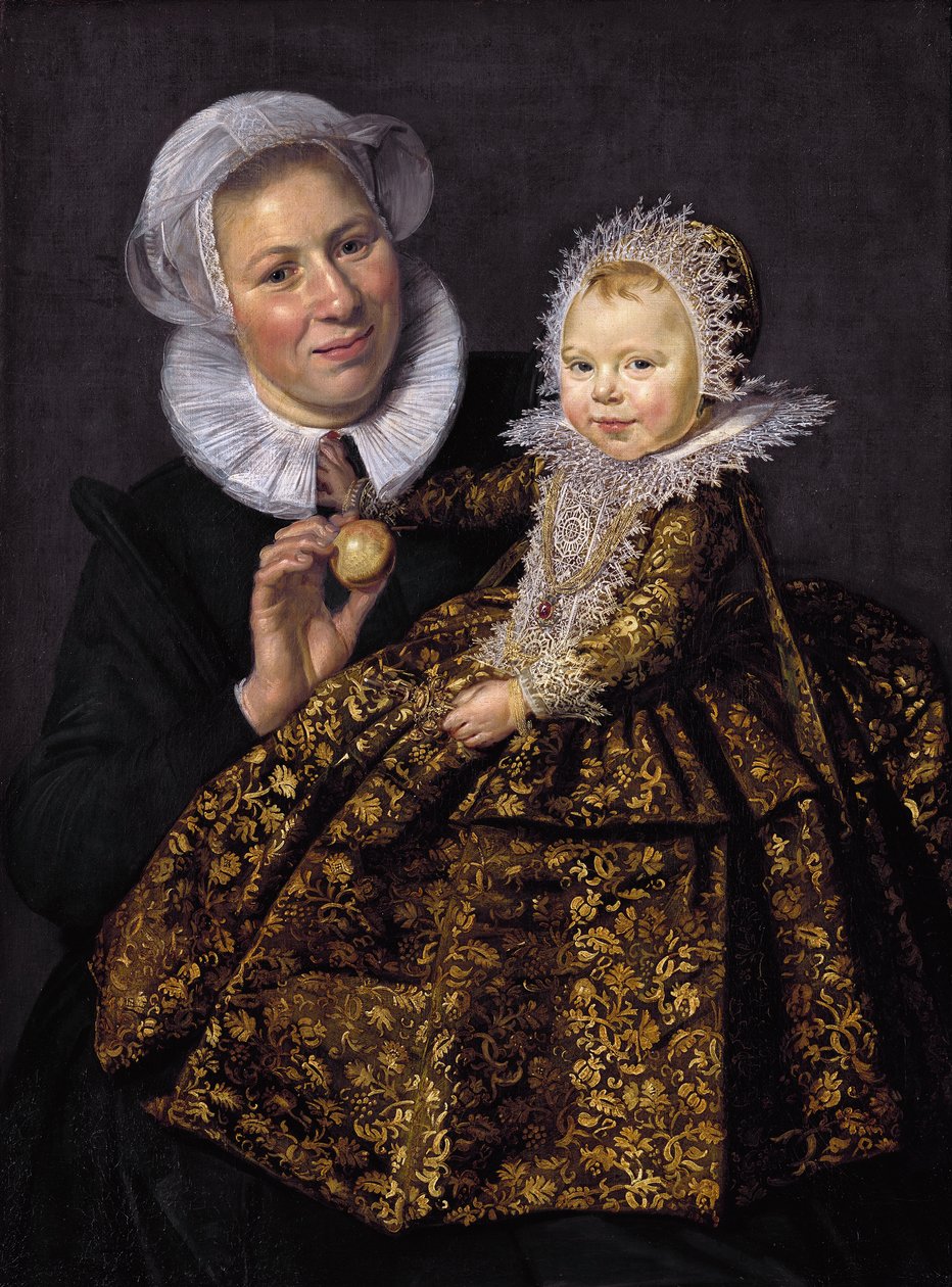 Die Amme mit dem Kind tekijältä Frans Hals