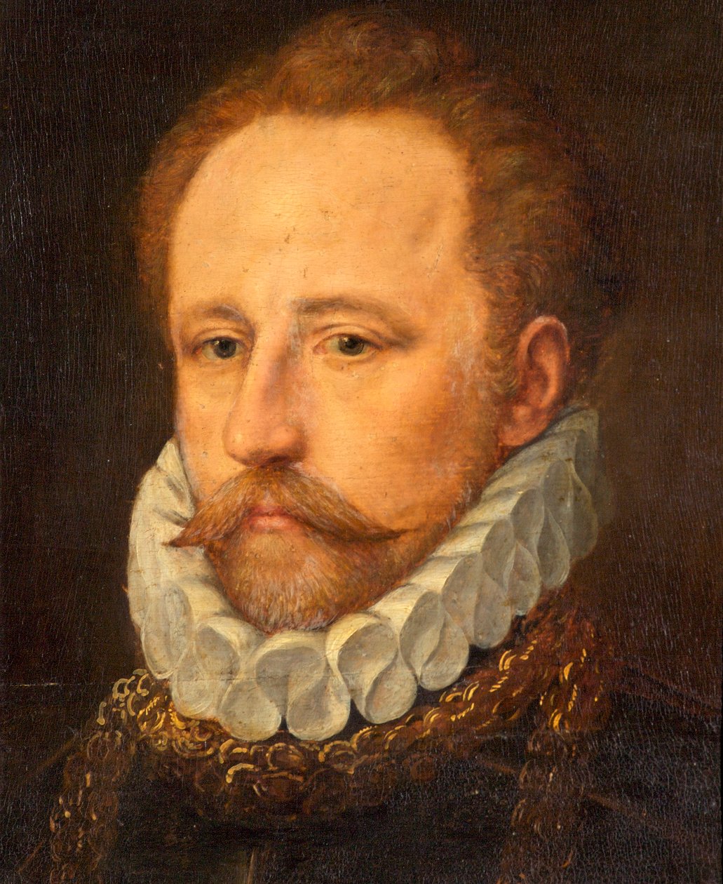 Muotokuva parrakkaasta herrasmiehestä haarniskassa, n. 1570 tekijältä Frans I Pourbus