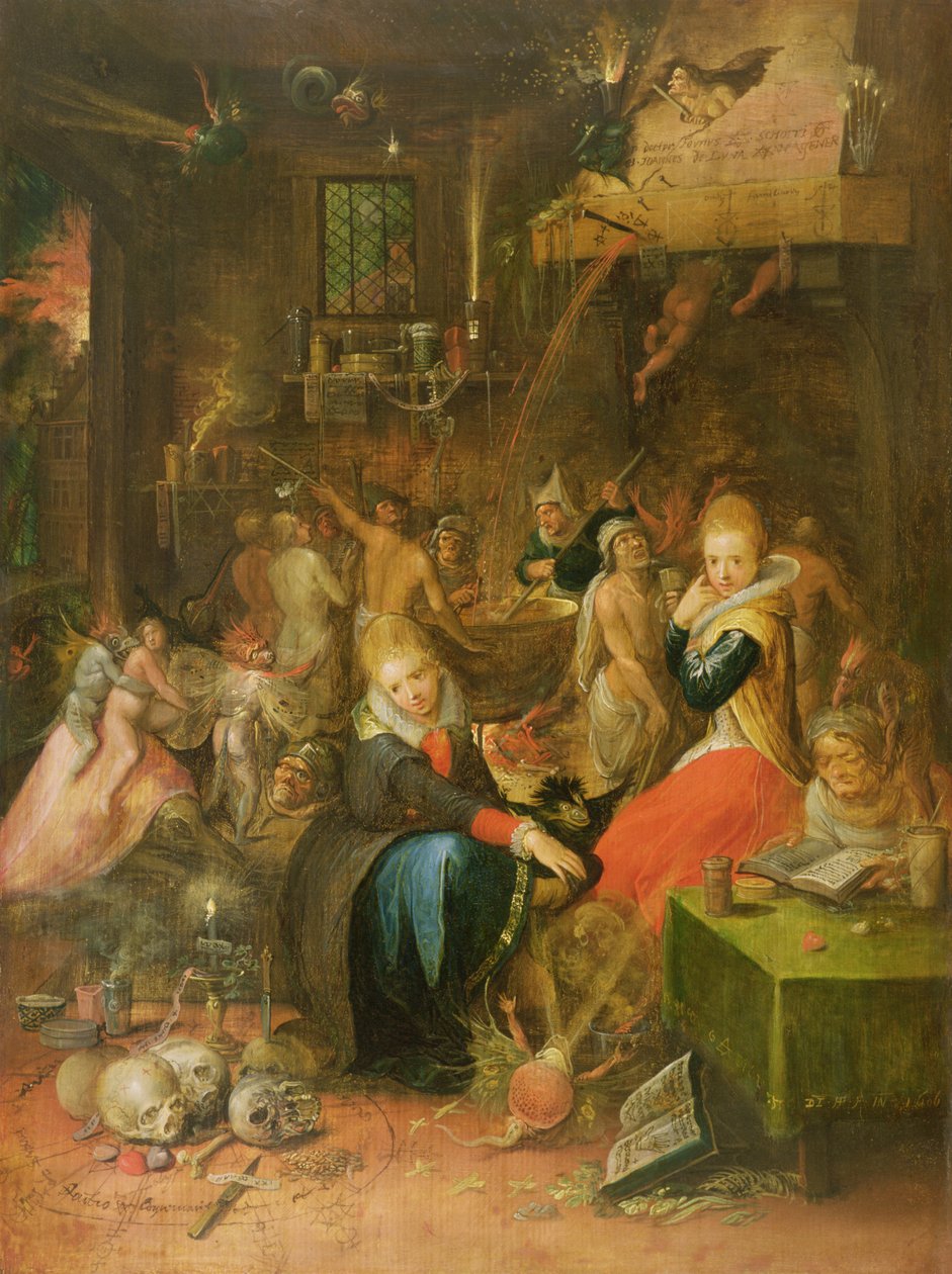 Loitsukohtaus, 1606 tekijältä Frans II Francken the Younger
