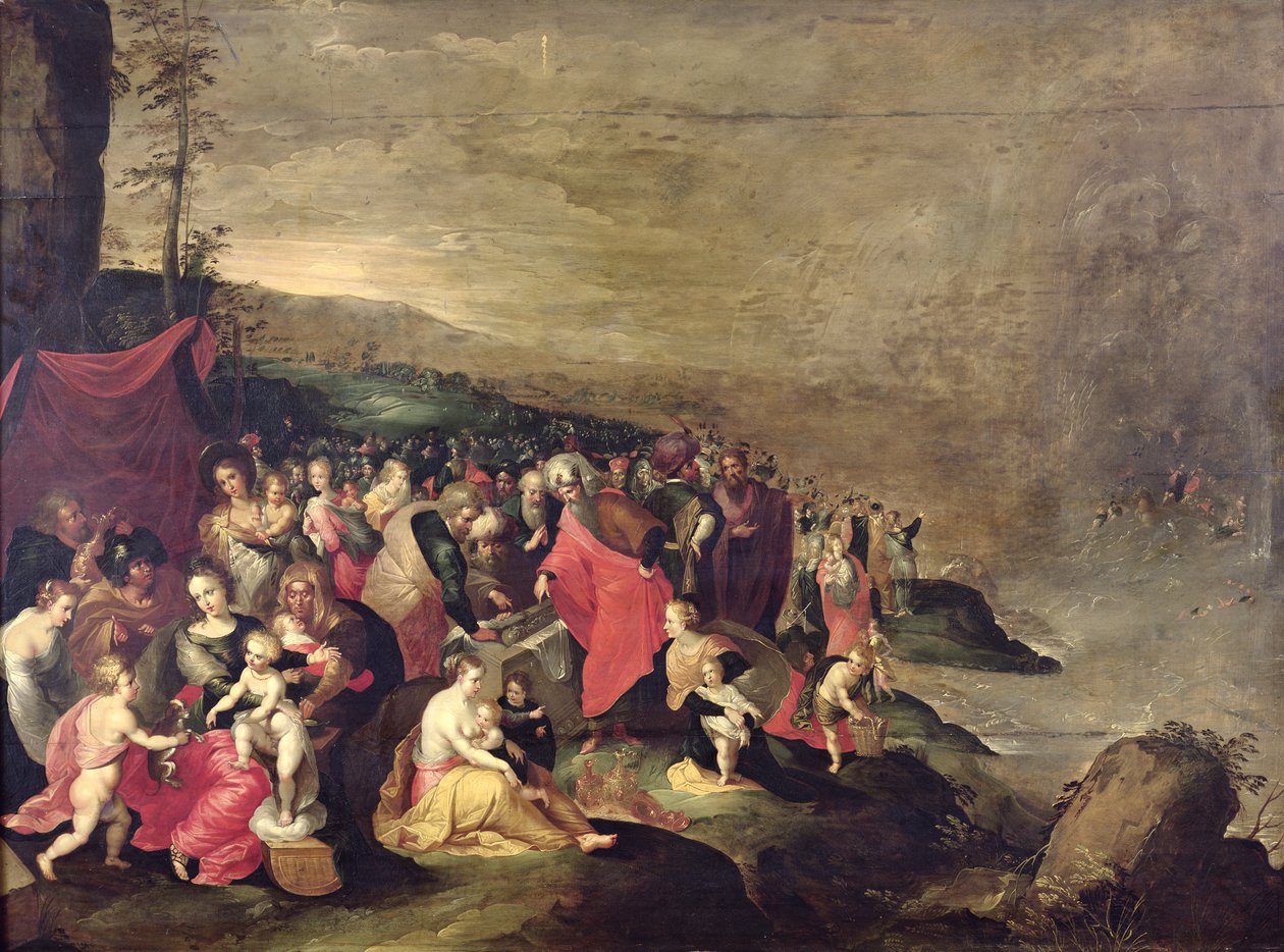 Punaisen meren ylitys tekijältä Frans II Francken the Younger