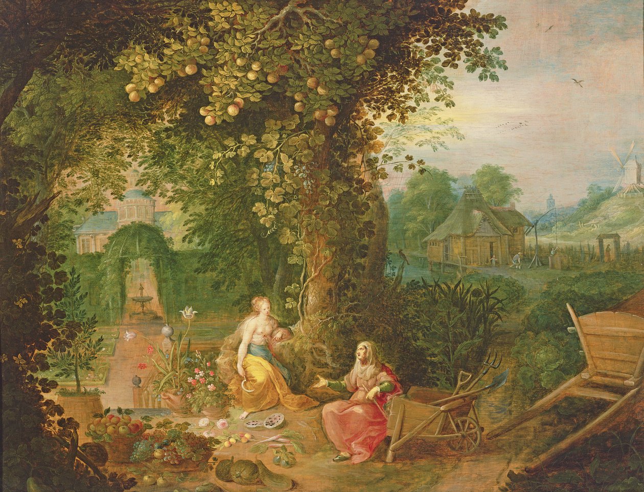 Vertumnus ja Pomona tekijältä Frans II Francken the Younger