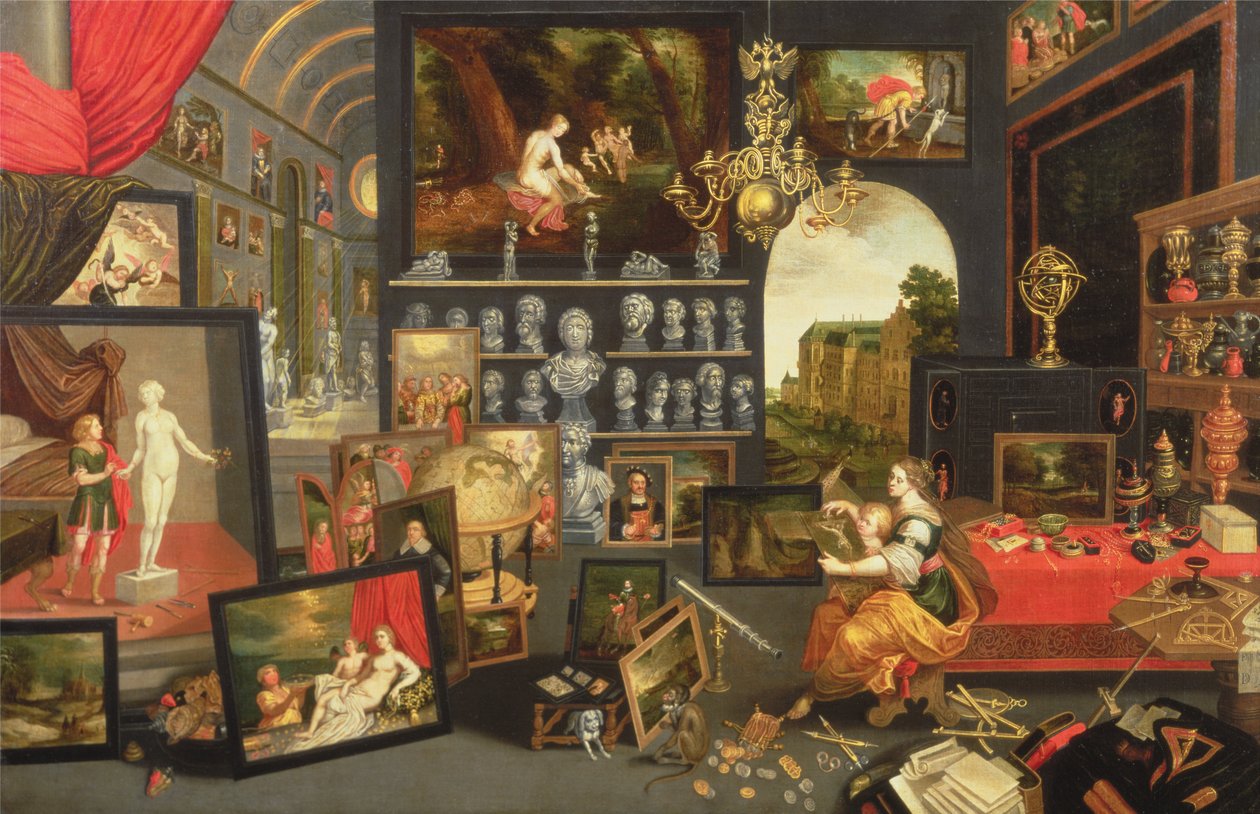 Vapaan taiteen allegoria tekijältä Frans III Francken