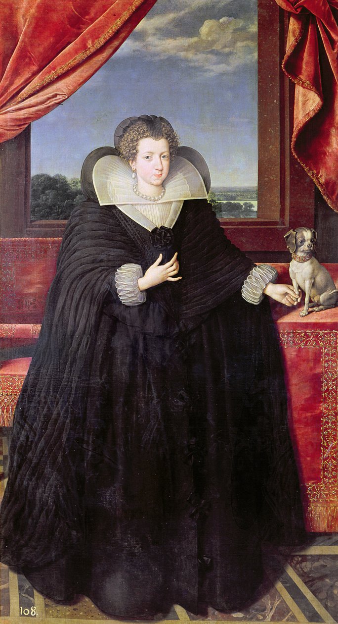 Isabella Bourbon (1602-44) Espanjan kuningatar, 1615-22 tekijältä Frans Pourbus the Younger