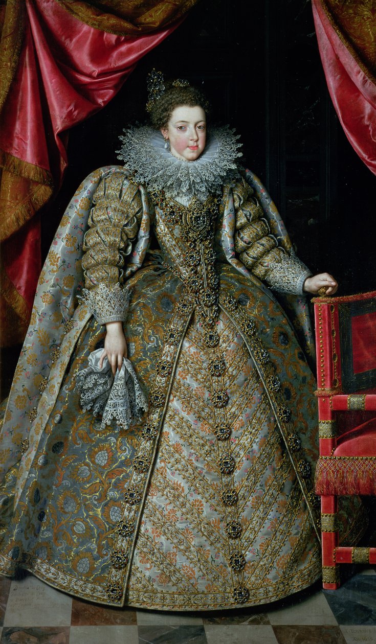 Muotokuva Ranskan Elisabethista (1602-44) 1615 tekijältä Frans Pourbus the Younger