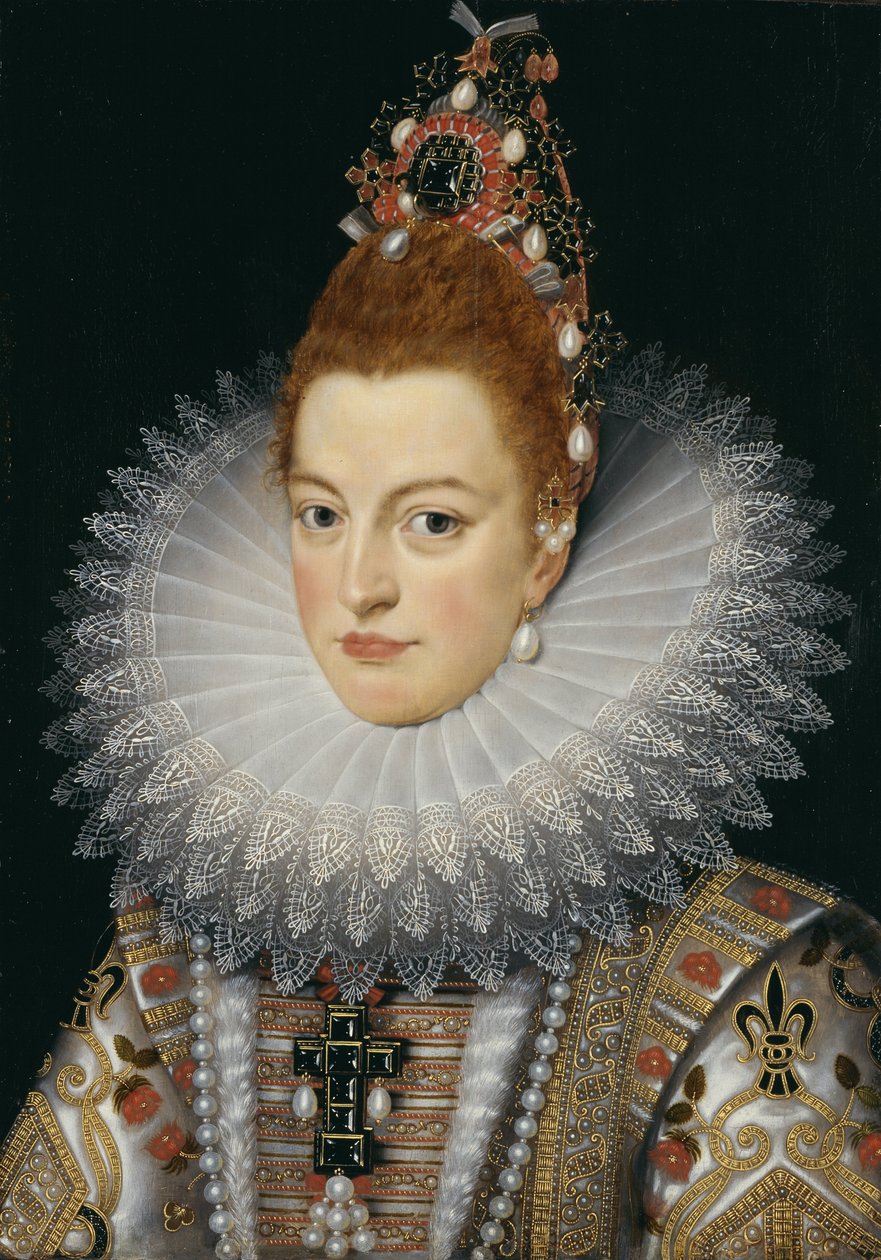 Muotokuva Isabella Clara Eugeniasta Espanjasta, Itävallan arkkiherttuasta tekijältä Frans Pourbus the Younger