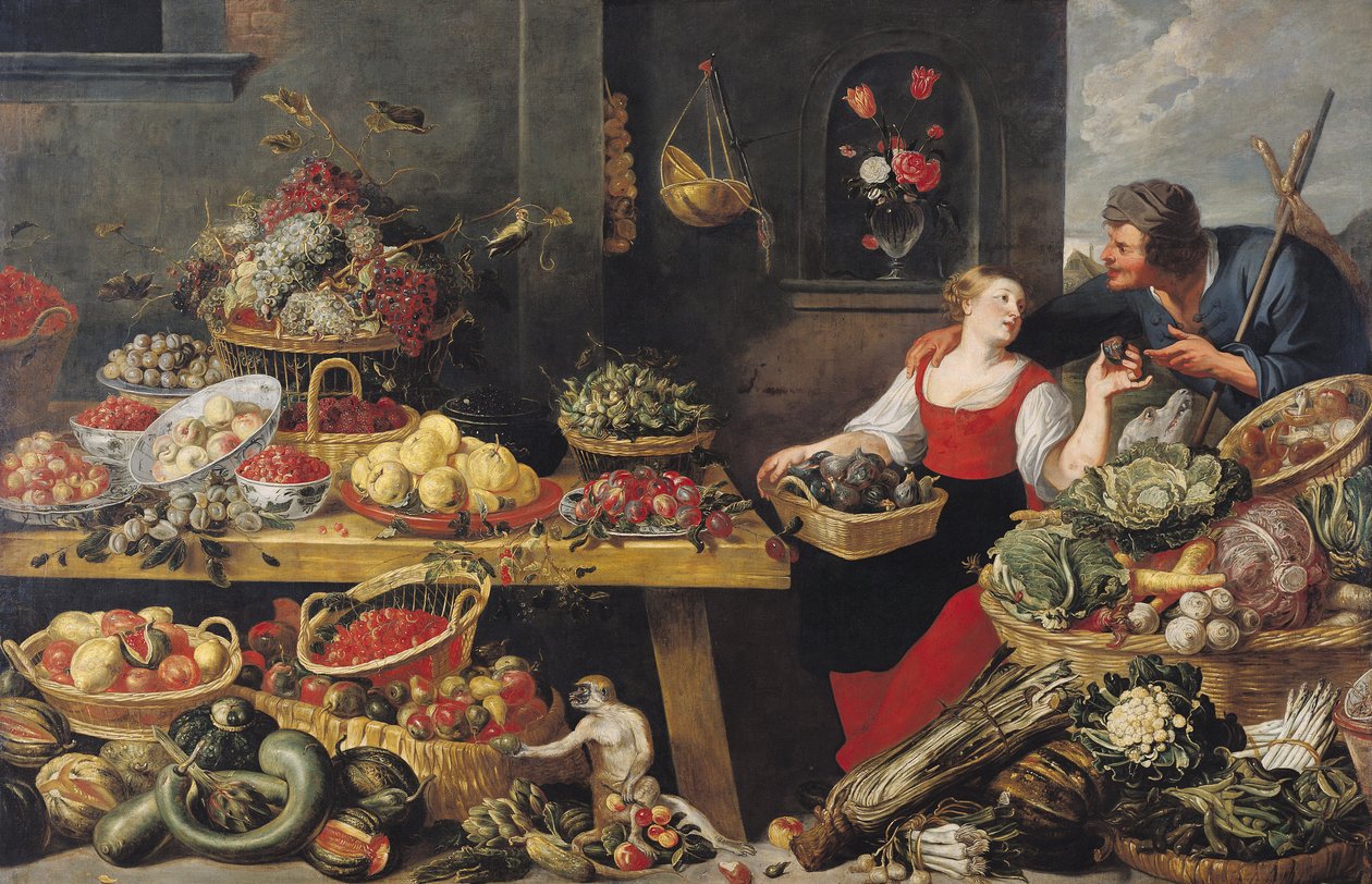 Hedelmä- ja vihannestori tekijältä Frans Snyders or Snijders